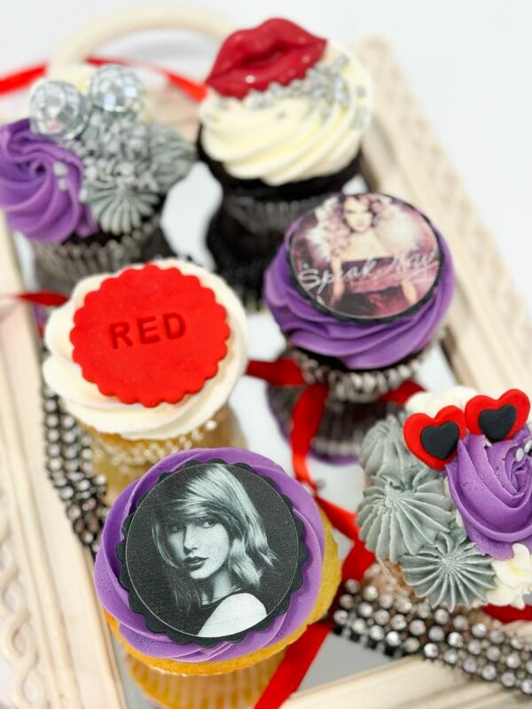 Taylor Swift Cupcakes (Red & Purple)
