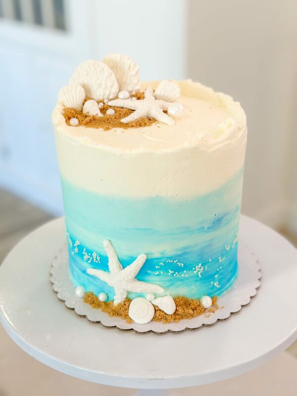 Seaside Serenity Cake