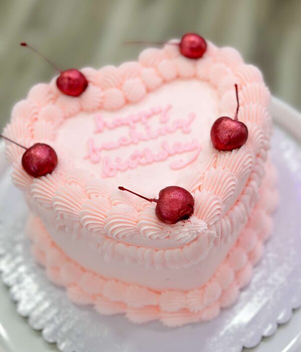 Vintage Heart Cake - Image 4