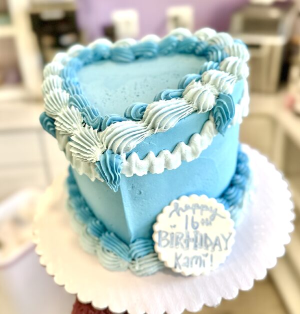 Vintage Heart Cake