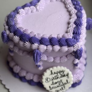 Vintage Heart Cake