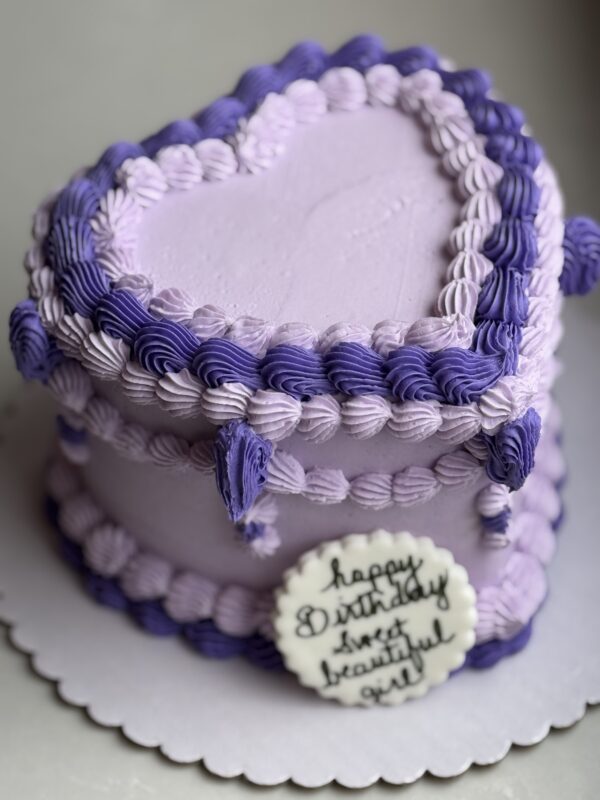 Vintage Heart Cake
