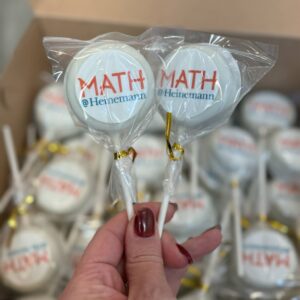 Logo Disc Cake Pops